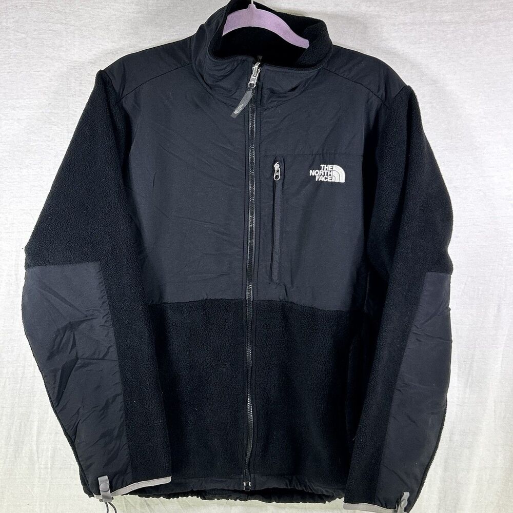 The North Face Women's Denali Black POLARTEC Fleece Zip‎ Jacket XL